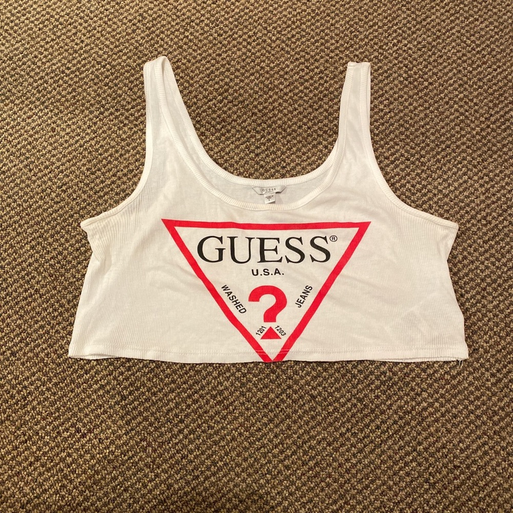 guess cropped tank